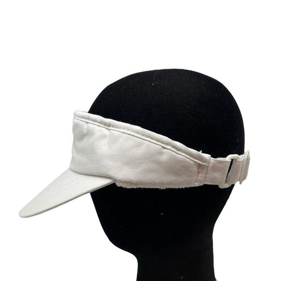 Nike Yupoong Vintage 80's Early Swoosh Logo Golf Tennis Visor Hat Cap Rare Grail - Picture 2 of 8